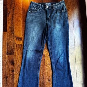 Democracy "Ab"solution High Rise Cascading "D" Itty Bitty Bootcut Tall Jeans